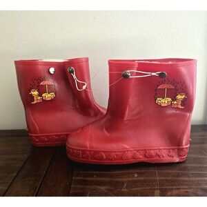 Vintage Winnie the Pooh Rain Boots Size 3-4 children’s Fits Women's 6-6.5